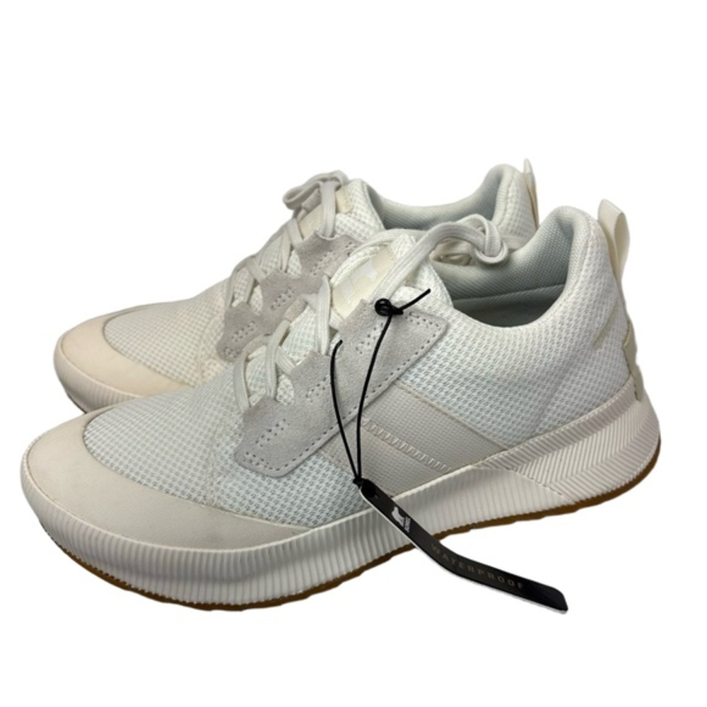 Sorel Women's White Mesh Sneakers with Gum Outsole